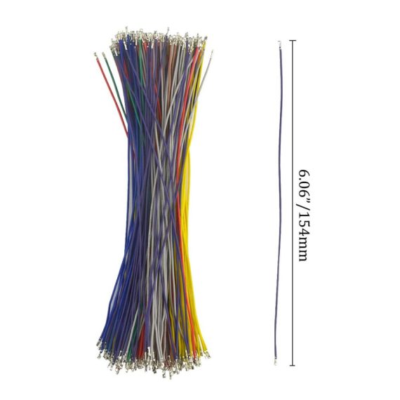 160-teiliges SH 1 mm Anschlussklemmen & Kits Set inklusive 200 vorgecrimpter 15 cm Kabel mit JST PH-Kompatibilität - Ideal für Hausverdrahtung (2/3/4/5/6/7/8/9/10/12-polig
