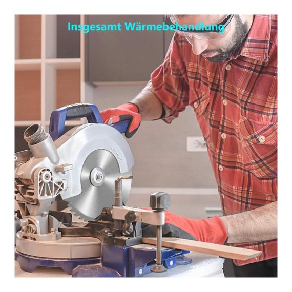 Kreissägeblätter Set 210 x 30mm – Professionelle Sägeblätter 24T 48T 60T für Holz Metalle & Kunststoffe – Kappsäge mit 3 Reduzierringen 25mm 20mm 16mm