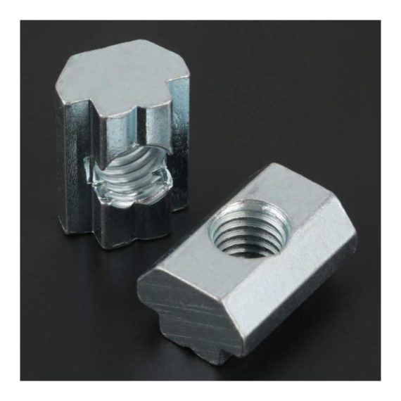 Verzinkte T-Nut-Schiebemutter aus Kohlenstoffstahl für Aluminiumprofile - M8 (Nationaler Standard 40 Typ