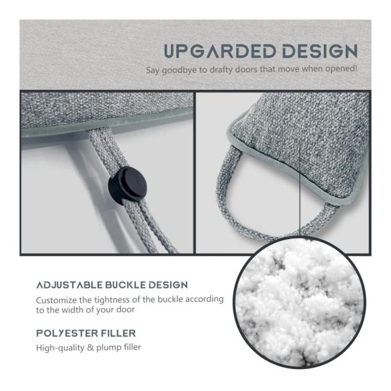 Premium Zugluftstopper & Türdichtungen für Fenster und Türen - Effektive Türdichtung selbstklebend Neu & Selbstklebende Türdichtung inklusive Door Stopper