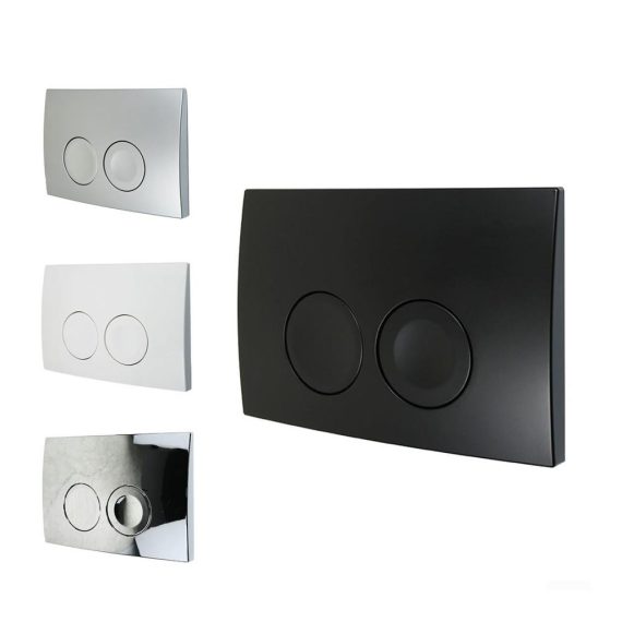 Geberit Delta 21 Chrom Betätigungsplatte - Zweimengenspülkasten 115125111 für effiziente 2-Mengen-Spülung