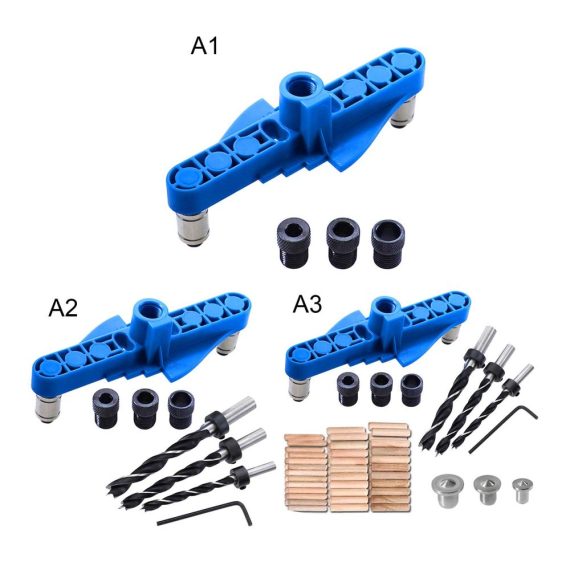 Holzbearbeitungswerkzeuge-Set Präzise Reißnadeln Zentrierbohrer Maus Anreißer - Perfekt für Tischlerarbeiten Bohren und Markierung in Blau