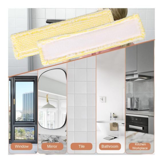 Kärcher Fenstersauger Ersatzteile Microfaser Wischbezug 5er Set für WV2 und WV5 Premium – Hoch Absorbierend Indoor Fensterreiniger Zubehör
