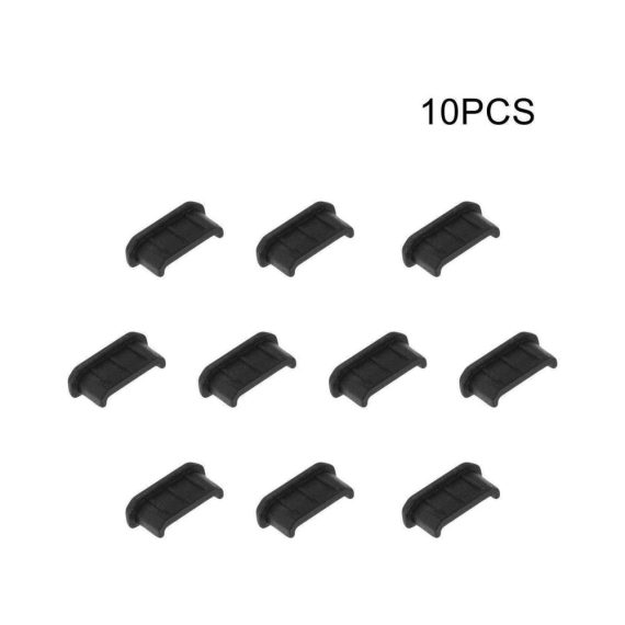 Silikon-HDMI-Port-Abdeckungen - 10er Pack Schwarze Staubstopper für TV Computer Drucker - Mini-HDMI-Stecker-Schutzkappen für Feuchtigkeitsschutz an digitalen Buchsen