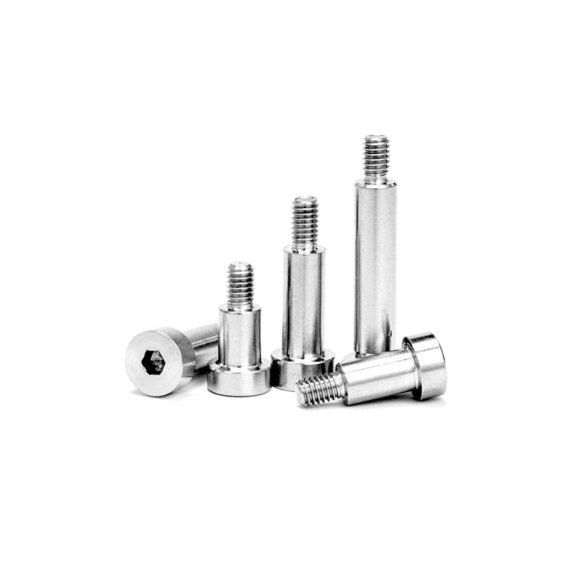 Edelstahl Strukturschrauben Set – Sechskant Innensechskant Schulterbolzen M2-M10 304 A2 1/10 Stück hexagon socket Kappe Kopf ideale Welle für präzise Montage (4 mm 10 Stück