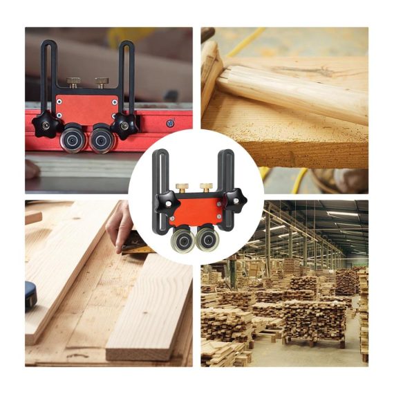 Präziser Bandsägen-Zubehör Feder-Lock-Bretter & Roller Feeder für Holzbearbeitungstische