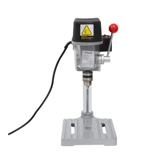 Tischbohrmaschine 340W mit 3-stufiger Drehzahlregelung | Mini Bohrmaschine für Holz Metall und Kunststoff | Säulenbohrmaschine mit Bohrfutter 1-10mm | Ideale Bohrungsdurchmesser von 06mm bis 65mm