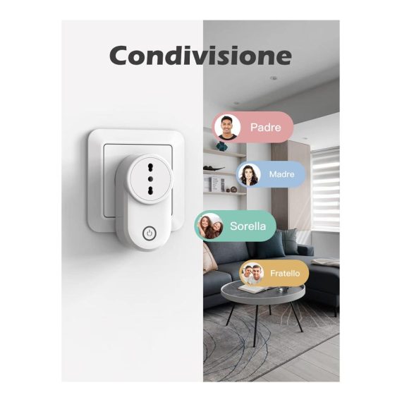 1er Pack Smart & Ferngesteuerte Stecker Intelligenter Smart Plug für einfache IT-Steuerung