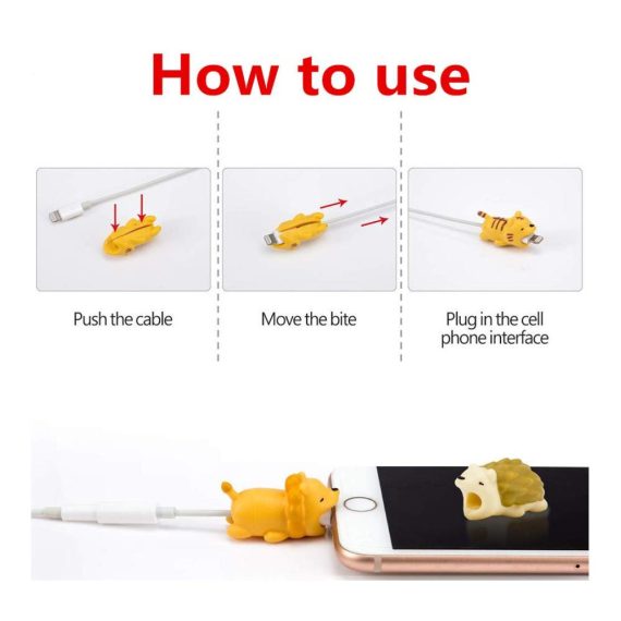 Kabelorganizer-Set Wiederverwendbare Kabelriemen Clips Haken und Tier-Aufwickler für effiziente Kabelverwaltung und Handy-Schutz