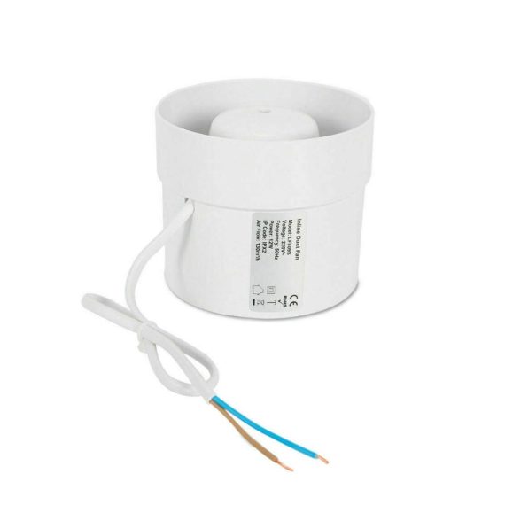 Badlüfter Wand- und Deckenlüfter 100mm - Effizienter Rohrlüfter für Bad und WC mit 12W Leistung - Ventilator mit Rohrdruckventilator und Radiallüfter - Einbaulüfter für optimale Belüftung