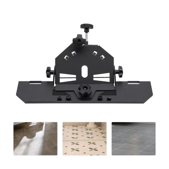 Effizienter Fliesenschneider mit Keramikfliesen-Schneidehalterung für Winkelschleifer (115/125 mm) für präzises 45°-Schneiden