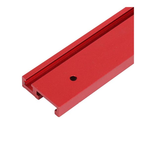 45 Typ T-Schiene - Aluminium Führungsschienen 1000mm für Holzbearbeitung mit Rot eloxierter Oberfläche