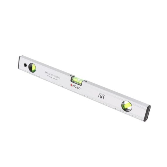 Aluminium Torpedo Wasserwaage 50 cm - Präzisionsmesswerkzeuge mit Dreifach-Lineal für genaue Messungen