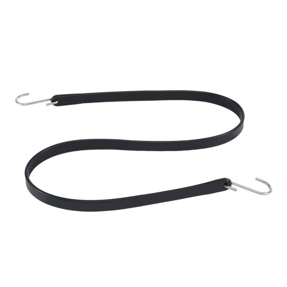 Gummiseile Set (50 Stück) - Hochbelastbare Spanngummis 104-156 cm mit 8 mm Kordelbreite und Expanderhaken für Transport Camping und Ladungssicherung