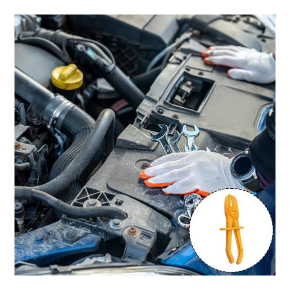 Klarer Fokus auf relevanten Key
6-teiliges Zangen-Set für präzises Abklemmen Ideal für Kühlschläuche Brems- und Benzinleitungen sowie Hydraulikschläuche im Kfz-Bereich