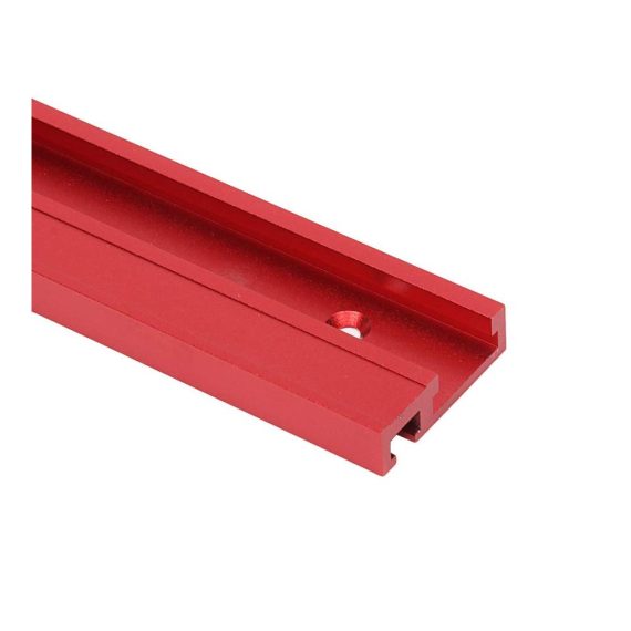45 Typ T-Schiene - Aluminium Führungsschienen 1000mm für Holzbearbeitung mit Rot eloxierter Oberfläche