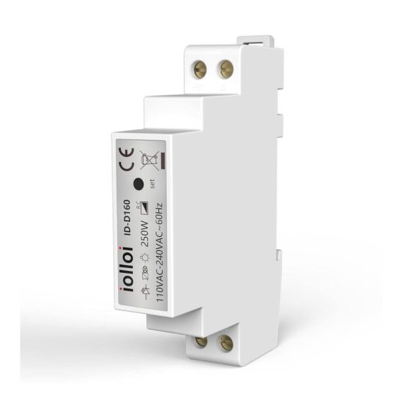 Dimmschalter iolloi - Fortschrittlicher LED Dimmer für dimmbare Lampen (5–250W) - Phasenabschnitt RC Dimmerschalter - Bequeme Lichtsteuerung für LED Glühlampen und Halogen