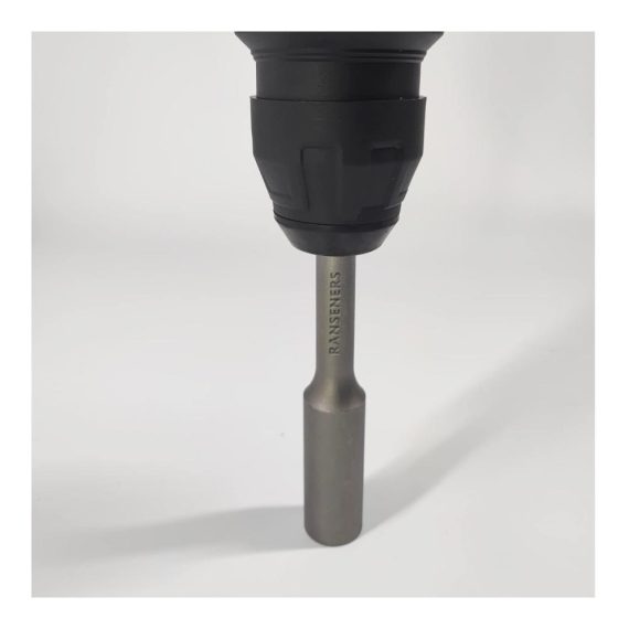 Professioneller Erdnageleintreiber SDS-Max 250 x Ø 32 mm Schaft mit SDS-Max Bohrer für Tiefenerder mit 20 mm Innen-Ø