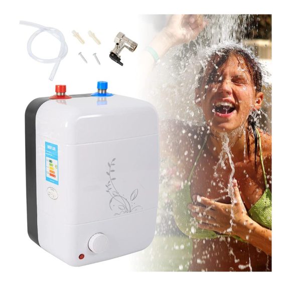 Untertisch Warmwasserspeicher - 10L Elektrischer Boiler 8L druckfest 1500W für Küche Temperatureinstellbar 30-75℃