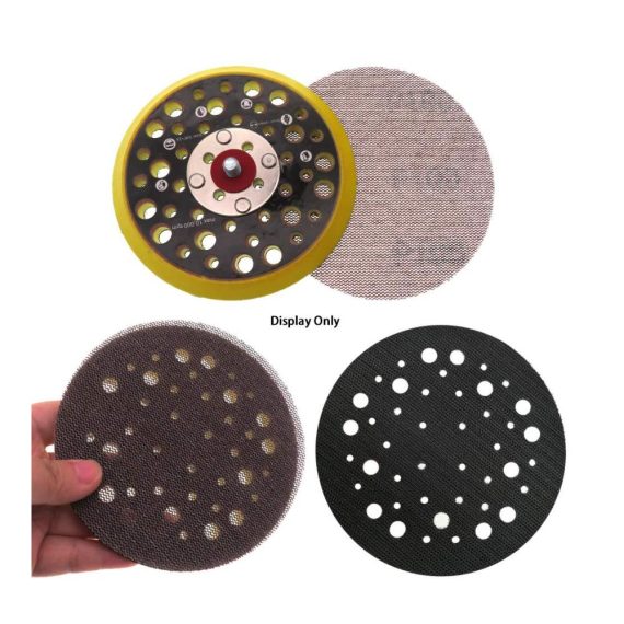 5 Zoll Schleifpapier Set (18 Stück) - Maschenweite 125 mm staubfreie Schleifscheiben für effizientes Antiblockier-Trockenschleifen - Körnung 80 bis 600 für Entfernung und Finish hochwertiges Schleifmittel