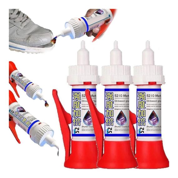 Multimaterial-Reparaturkleber | Leistungsstarker Sekundenkleber für Lot- und wasserfeste Reparaturen | Spurenloser Multifunktionskleber | Ideal für verschiedene Materialien | 2er-Pack