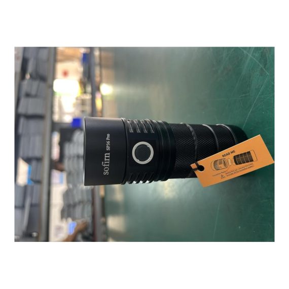 8000 Lumen Sofirn SP36 Pro LED Taschenlampe | Wiederaufladbar | SST40 LEDs | Leistungsstarker Griff | Anduril UI | USB-Kabel | Ideal zum Suchen Beleuchten & Wandern
