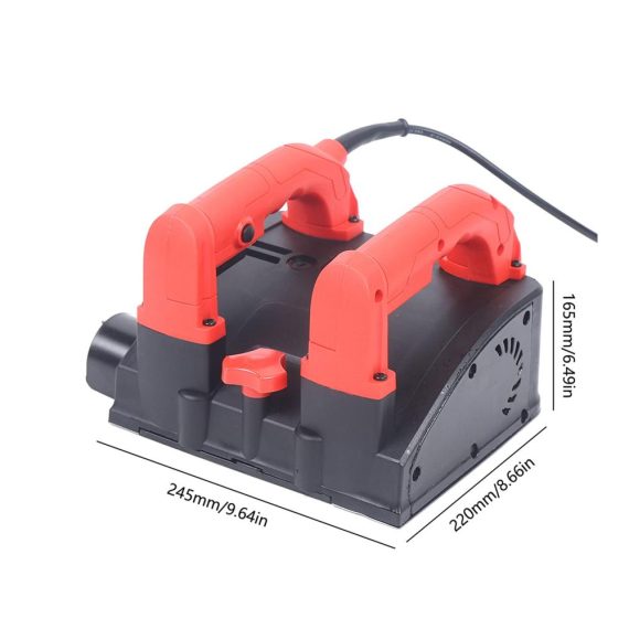 Betonfräse LENJKYYO 1.2KW - Profi Schleifer mit 3000U/Min 160MM Fräsbreite Höhenverstellung und 1-4MM Zementmesser für effiziente Renovierungsarbeiten