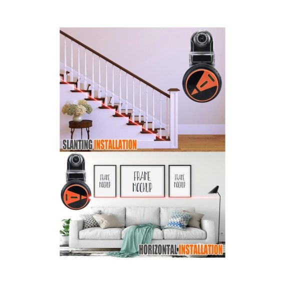 Effektiver und kompakter Bohrstaubsammler mit Laser-Nivelliergerät und Typ-C-Ladeanschluss - Ideal für  Hausrenovierung und Aufhängen von Bildern