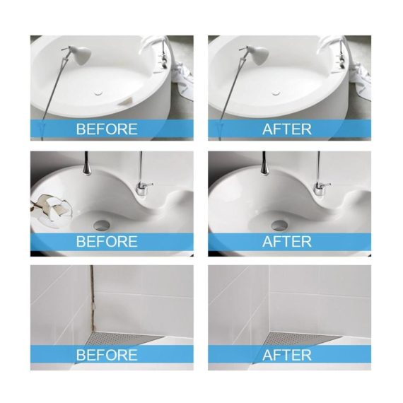 2er-Set Sekundenkleber Tile Repair Paste für die mühelose Reparatur von Rissen auf Keramikfliesen - Wasserfester Kleber zur Porzellan- und Keramikfliesen-Gap-Reparatur