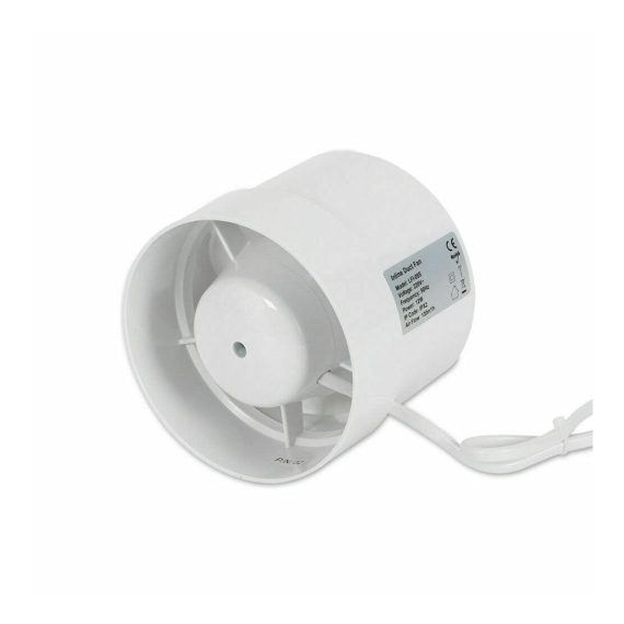 Badlüfter Wand- und Deckenlüfter 100mm - Effizienter Rohrlüfter für Bad und WC mit 12W Leistung - Ventilator mit Rohrdruckventilator und Radiallüfter - Einbaulüfter für optimale Belüftung