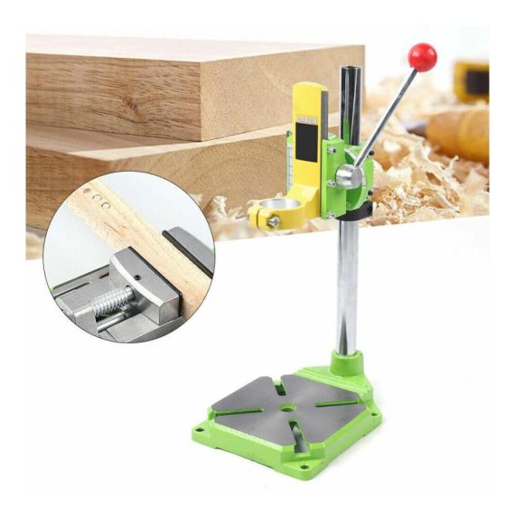Professioneller Bohrständer 90° drehbare verstellbare Halterung (490mm) für präzises Bohren - Ideal für Heimwerker und Profis maximale Bohrtiefe erreichen