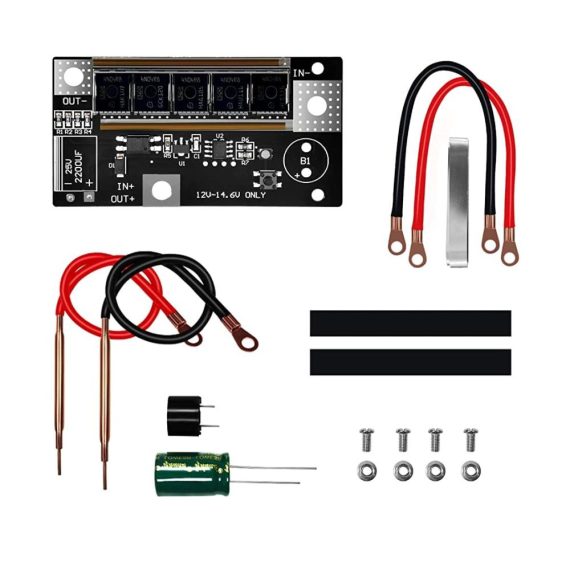 DIY 12V Pulse Spot Welder Tragbares Schweißgerät für Akku-Aufbewahrung & 18650/26650/32650 Platinen