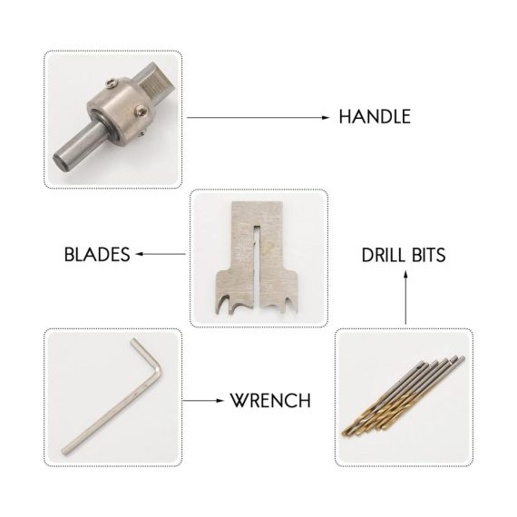 13-teiliges Ringbohrer-Set für DIY Schmuckherstellung – Ring Maker und Perlenbohrer für Ringe