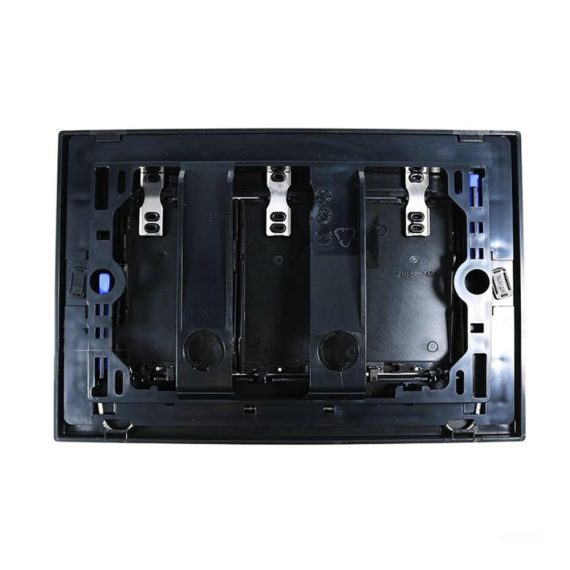 Dual WC Betätigungsplatte für Geberit Sigma30 und UP320 Spülkasten Schwarz
