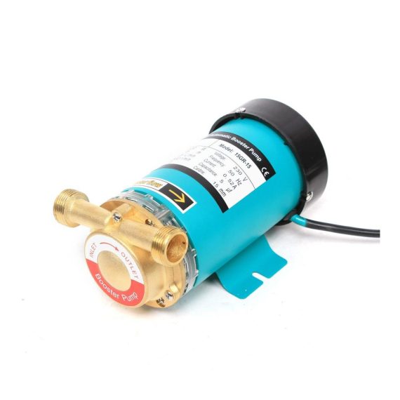 Wärmepumpen 120W Umwälzpumpe - Effiziente 25L/min Druckhöhungspumpe 19mm Ausgang Heißwasserpumpe für Hauswasserwerk Dusche und Garten - Automatischer Booster für optimalen Wasserfluss