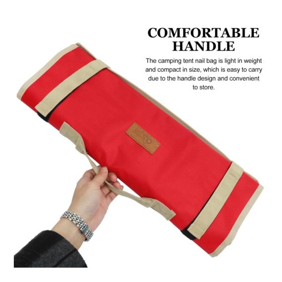 5er Set Werkzeugtaschen – Praktische Aufbewahrung für Werkzeuge Organizer für Camping- und Outdoor-Zubehör großzügige Hammer-Tasche für Zeltheringe und mehr
