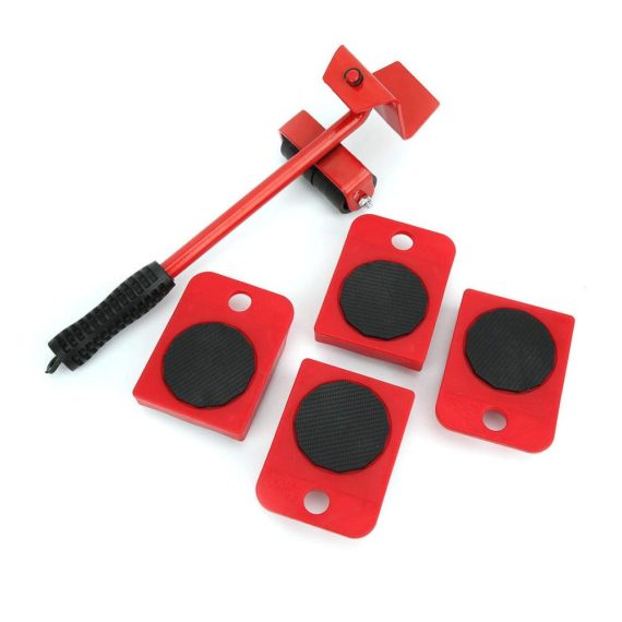 Schwere Möbelgleiter & Heber-Set 4er Pack 360° drehbare Pads für müheloses Bewegen von Möbeln