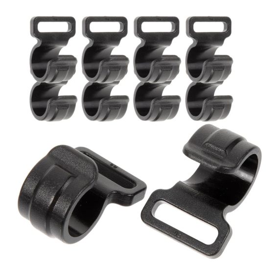 Gummiseile 40 Stück - Wasserdichte Planenklammern mit Kunststoffhaken für Campingzelt | Outdoor Clips für Zeltstangen und Kleiderbügel | Camping-Accessoires für sicheren Halt und einfache Aufhängung