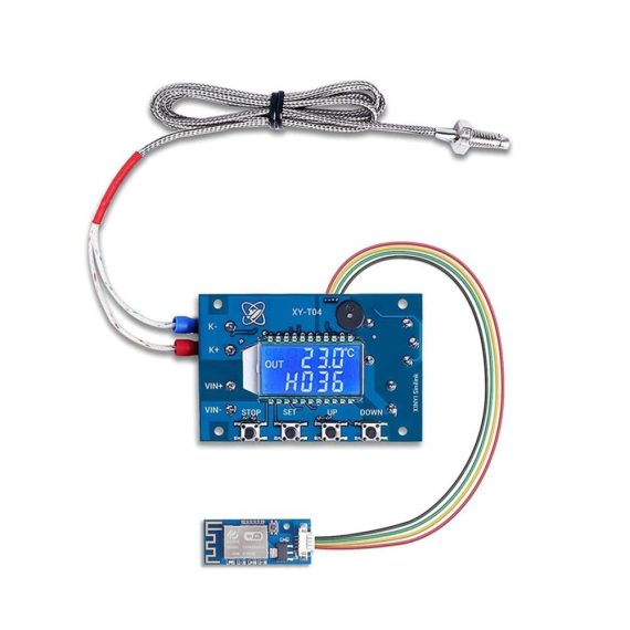 Digitaler 12V Gleichstrom-Thermostat mit WLAN-App-Steuerung und Hochtemperatur-Steuermodul für präzise Temperaturregelung von -99°C bis -999°C (24V