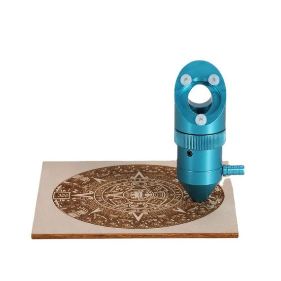CO2 Lasergravur-Set für K40 Laserschneider | Gravurwerkzeug mit Luftunterstützung | Laserkopf für präzise Ergebnisse | Durchmesser 12/18 mm | Fl50 8 mm | Fl25 4 mm | Spiegel 20 mm | Optimiertes Zubehör für professionelle Lasergravur