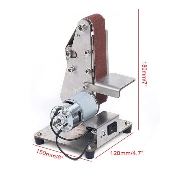 Bandschleifer Memows 500W – Elektrische DIY Polierschleifmaschine für Metall- und Holzbearbeitung Multifunktionaler Benchtop Vertical Edger Cutter Edger 795 (500W) – Leistungsstarkes Schleifen und Polieren für präzise Ergebnisse