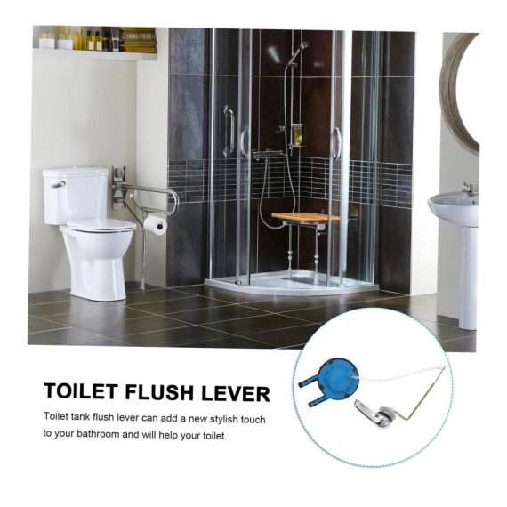 Toilettenreparatur-Set 10-teiliges WC Reinigungsset mit universellem Toilettengriff Ersatzteilen für Toilettenspülhebel WC-Griffteil Toilettenklappe und Wassertank