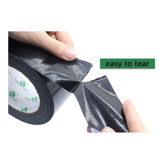 Panzertape BOMEI PACK - Extra starkes Reparaturband für vielseitige Anwendungen - 50 mm x 50 m - 6 Rollen Schwarz