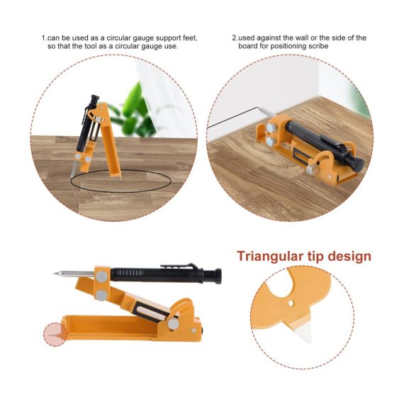Faankiton Multifunktionale Reißnadeln mit Tieflochstift für präzise Holzbearbeitung – Ideales Anreißwerkzeug für Zimmerleute und DIY-Projekte