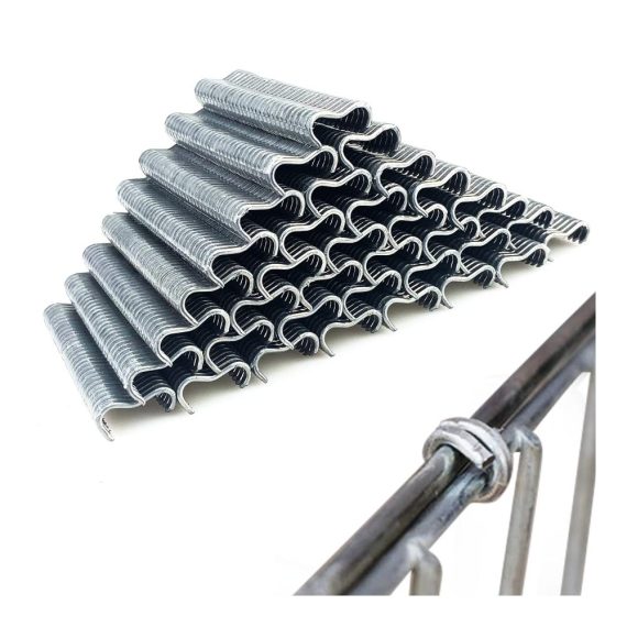 Sprengringzangen-Set mit 1200 Stück M-Nägel ideal für Hühnergeflecht Käfige Reparaturclips Schweineringzangen. Perfekt für Tierkäfige und Zäune inklusive Lötgelenk und Schweißen. (M-Nägel nicht im Lieferumfang enthalten