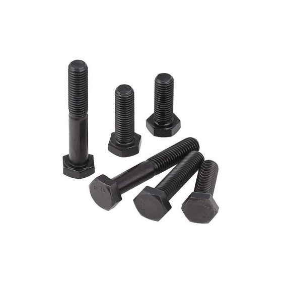 BOZONLI M8×16mm Strukturschrauben – Hochwertige Vollgewindeschrauben aus Kohlenstoffstahl (10 Stück) in elegantem Schwarz