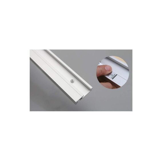 Gehrungsschiene 1000 mm - Aluminiumlegierung für Tischsäge und Frästisch T-Nut Führungsschiene 45 x 128 mm - Präzise Holzbearbeitungswerkzeuge