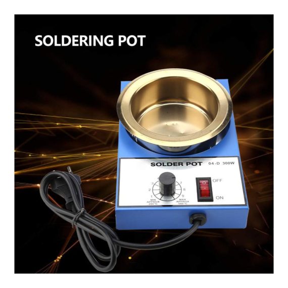 Löttopf 300W mit Entlötbad EU-Stecker 220V - Professioneller Löttiegel für präzises Löten 100mm Durchmesser