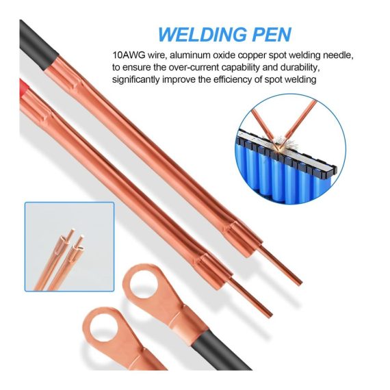 DIY 12V Pulse Spot Welder Tragbares Schweißgerät für Akku-Aufbewahrung & 18650/26650/32650 Platinen