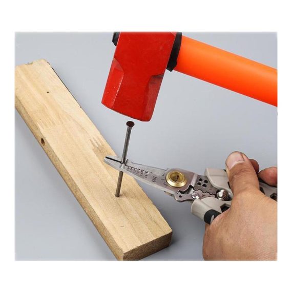 7 Inch Abisolierzangen Set (2 Stück) - Multipurpose Wire Stripper und Crimping Tool für Elektriker mit Hex Holes und Sicherheitsverriegelung